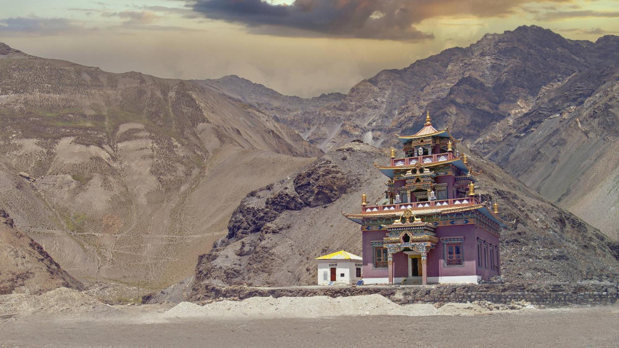 Echor Mud Huts Tabo, Spiti Valley Kaza Kültér fotó